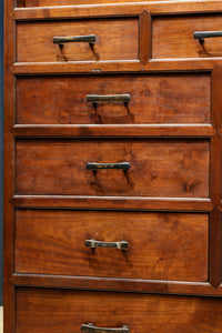 大珍品‼ 当時の生活の知恵から生まれた三面収納•両面使い階段箪笥 BB3244