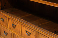 変わりサイズ‼︎引き出しも十分に備えた温かみある色彩のガラスケース BB3246