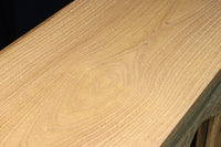 木地色に扉デザインも素敵なアールデコ調レトロガラスケース BB3248