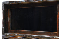 珍品!! 味わいある風合いをした引き違い戸のスタッキング式ガラスケース BB3249