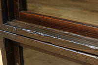 珍品!! 味わいある風合いをした引き違い戸のスタッキング式ガラスケース BB3249