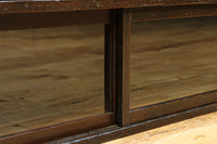 珍品!! 味わいある風合いをした引き違い戸のスタッキング式ガラスケース BB3249