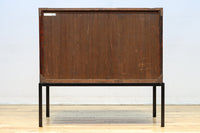 稀少幅サイズ‼︎美しい光沢感が時代の貫禄を感じさせるアイアンフレーム付き二本松衣裳箪笥 BB3254