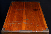 稀少幅サイズ‼︎美しい光沢感が時代の貫禄を感じさせるアイアンフレーム付き二本松衣裳箪笥 BB3254