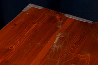 丸型の装飾金具で格調高いアイアンフレーム付き稀少サイズ二本松衣裳箪笥 BB3255