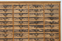 大珍品!!引き出し88杯を備えた黒柿の味わいが素敵な圧巻の大容量収納箪笥BB3258