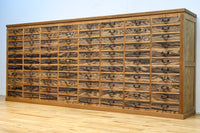 大珍品!!引き出し88杯を備えた黒柿の味わいが素敵な圧巻の大容量収納箪笥BB3258