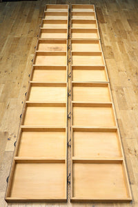 大珍品!!引き出し88杯を備えた黒柿の味わいが素敵な圧巻の大容量収納箪笥BB3258