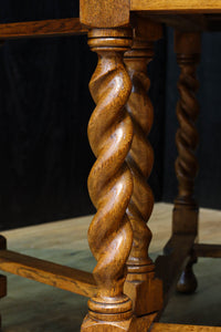 優美な杢目の上質感漂うツイストレッグのバタフライテーブル BB3268