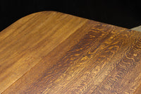 優美な杢目の上質感漂うツイストレッグのバタフライテーブル BB3268