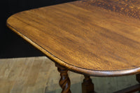 優美な杢目の上質感漂うツイストレッグのバタフライテーブル BB3268