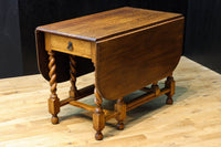 優美な杢目の上質感漂うツイストレッグのバタフライテーブル BB3268