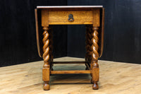 優美な杢目の上質感漂うツイストレッグのバタフライテーブル BB3268