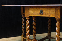 優美な杢目の上質感漂うツイストレッグのバタフライテーブル BB3268