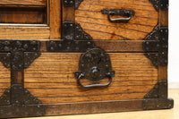 テレビ台に!!欅作りのローチェスト BB3271