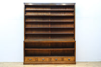 蔵書の保管に最適な奈良の薬問屋さんで使われていた極上ガラスケース BB3276