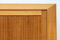 稀少!!繊細に丸く面取りされた格子が上品な木地近江水屋箪笥 BB3293