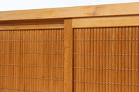 稀少!!繊細に丸く面取りされた格子が上品な木地近江水屋箪笥 BB3293