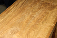 稀少!!繊細に丸く面取りされた格子が上品な木地近江水屋箪笥 BB3293