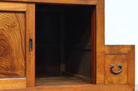 極上の杢目に艶やかな光沢が放つ上品な佇まいの階段箪笥 BB3300