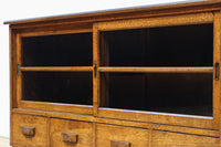 稀少幅1570ミリ!!レトロガラスの優しい風合いが味わい深いガラスケース BB3301