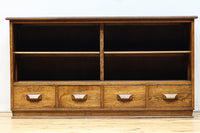 稀少幅1570ミリ!!レトロガラスの優しい風合いが味わい深いガラスケース BB3301