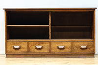 稀少幅1570ミリ!!レトロガラスの優しい風合いが味わい深いガラスケース BB3301