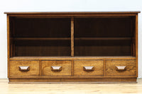 稀少幅1570ミリ!!レトロガラスの優しい風合いが味わい深いガラスケース BB3301