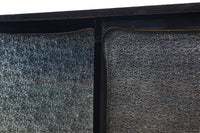 ダイヤガラスが煌めくレトロモダンなアイアンフレーム付きガラスケース BB3312