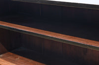 ダイヤガラスが煌めくレトロモダンなアイアンフレーム付きガラスケース BB3312