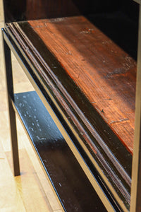 ダイヤガラスが煌めくレトロモダンなアイアンフレーム付きガラスケース BB3312