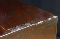 ダイヤガラスが煌めくレトロモダンなアイアンフレーム付きガラスケース BB3312