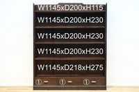 味わいが滲み出た使い勝手の良い本棚 BB3314