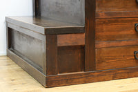 気品ある色艶に伝統の風格漂う両面手摺付き階段箪笥 BB3317