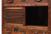 気品ある色艶に伝統の風格漂う両面手摺付き階段箪笥 BB3317