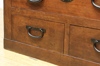 気品ある色艶に伝統の風格漂う両面手摺付き階段箪笥 BB3317