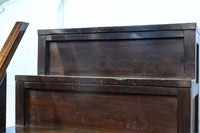 気品ある色艶に伝統の風格漂う両面手摺付き階段箪笥 BB3317