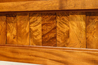 極上けやき珠杢!! 組子入り建具を備えた和の趣き溢れる重厚な衝立 BB3323