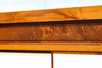 極上けやき珠杢!! 組子入り建具を備えた和の趣き溢れる重厚な衝立 BB3323