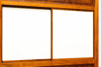 極上けやき珠杢!! 組子入り建具を備えた和の趣き溢れる重厚な衝立 BB3323