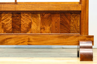 極上けやき珠杢!! 組子入り建具を備えた和の趣き溢れる重厚な衝立 BB3323