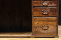 味わい深い面持ちの両袖タイプの彫金机 BB3325