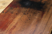 両袖に引き出しを備えた味わい深い文机 BB3326