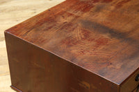 両袖に引き出しを備えた味わい深い文机 BB3326