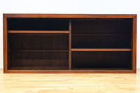 視線を離せない程に美しい波を打つような杢目の4枚引き戸の水屋箪笥 BB3327