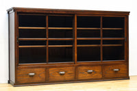 温かみある色彩にゆらゆらガラスが揺らめく十字窓レトロガラスケース BB3328