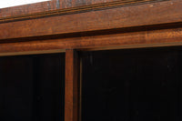 温かみある色彩にゆらゆらガラスが揺らめく十字窓レトロガラスケース BB3328