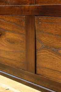 温かみある色彩にゆらゆらガラスが揺らめく十字窓レトロガラスケース BB3328