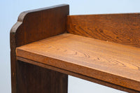 使い勝手の良い落ち着いた風合いの総欅レトロ本棚 BB3329