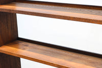 使い勝手の良い落ち着いた風合いの総欅レトロ本棚 BB3329